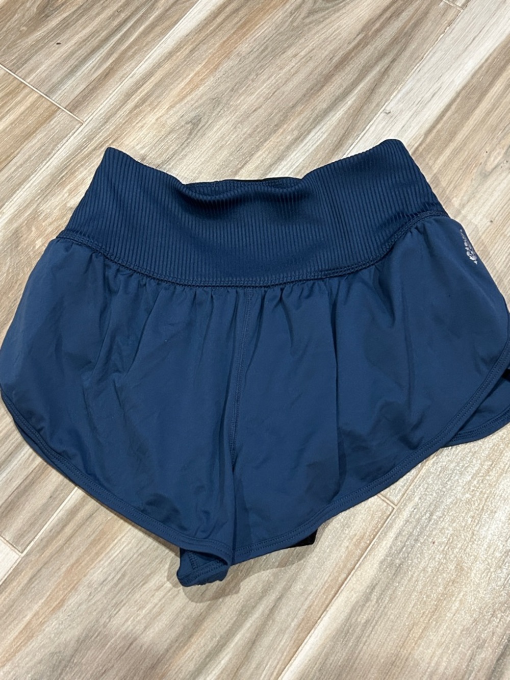 FP Movement by Free People Navy High-Waist Athletic Shorts